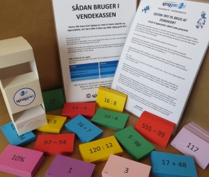 Vendekort og kasse_MAT_Sproggren